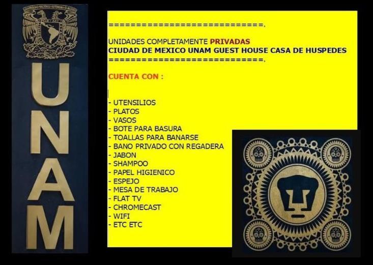 Ciudad De Mexico Unam Guest House Casa De Huespedes Exterior photo